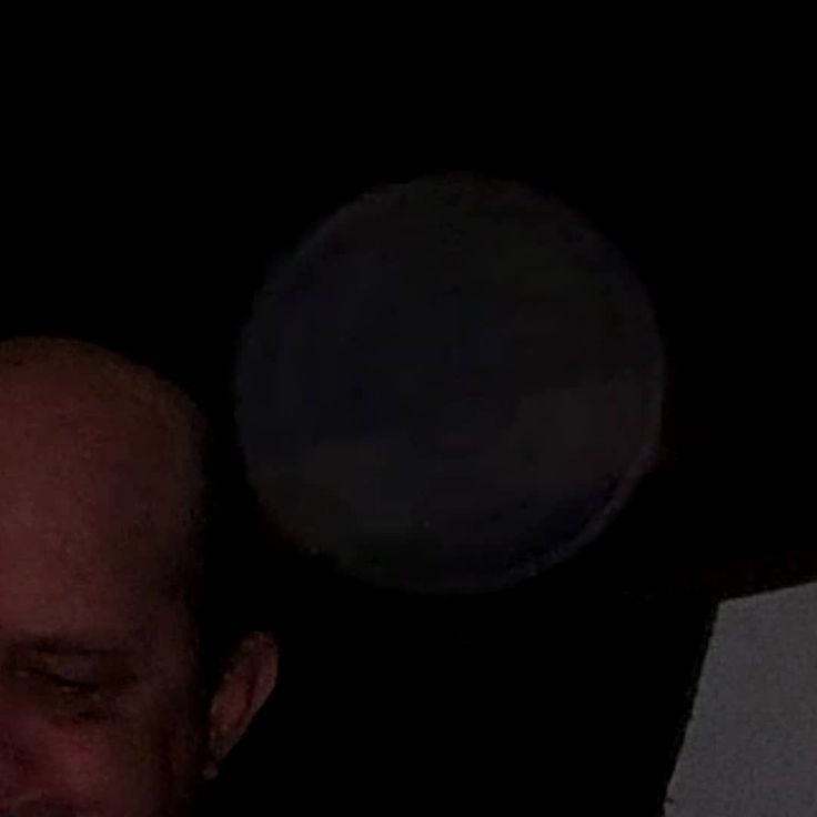 An orb decides to touch my neck here