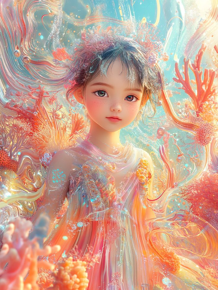 #coral fairy #colorful #ocean