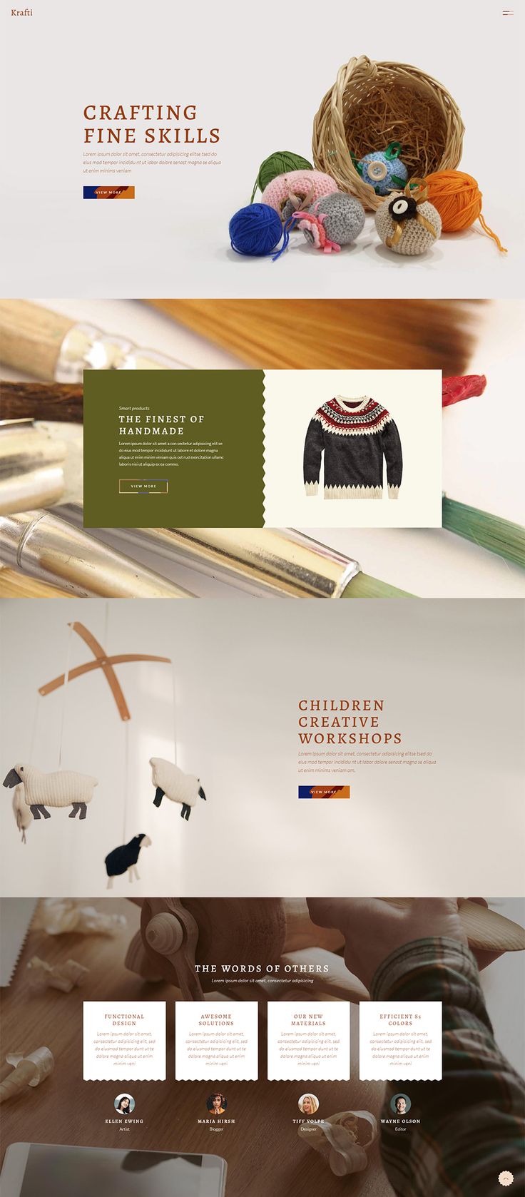 Present your handmade business in a stunning way with Krafti