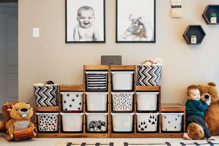 Ikea Trofast Storage Bin Makeover