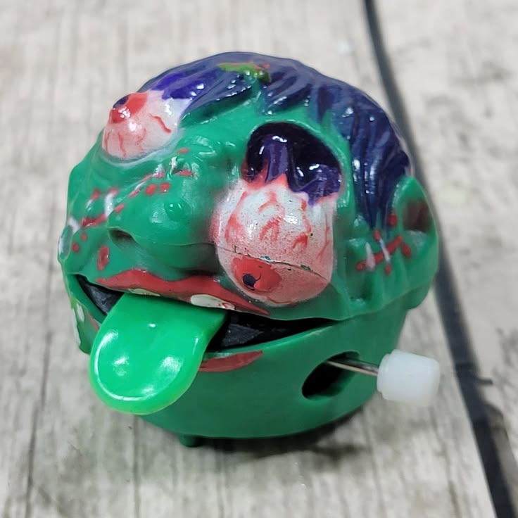 Vintage 1986 MadBalls Slobulus Wind-Up Toy Working Mad Balls