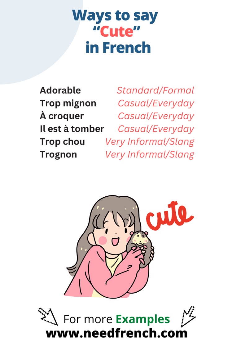 Learning how to express “cute” in French is a fun way to exp