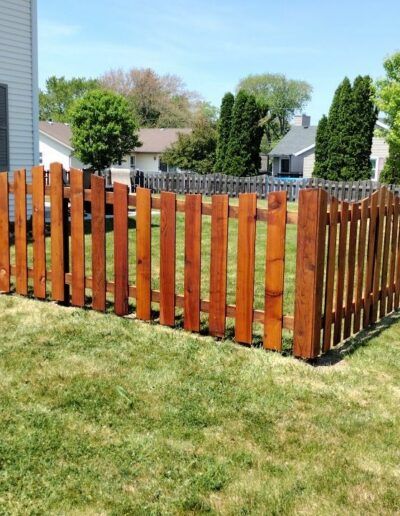Transform your yard with our beautiful and sturdy fences. 🌿🏡
