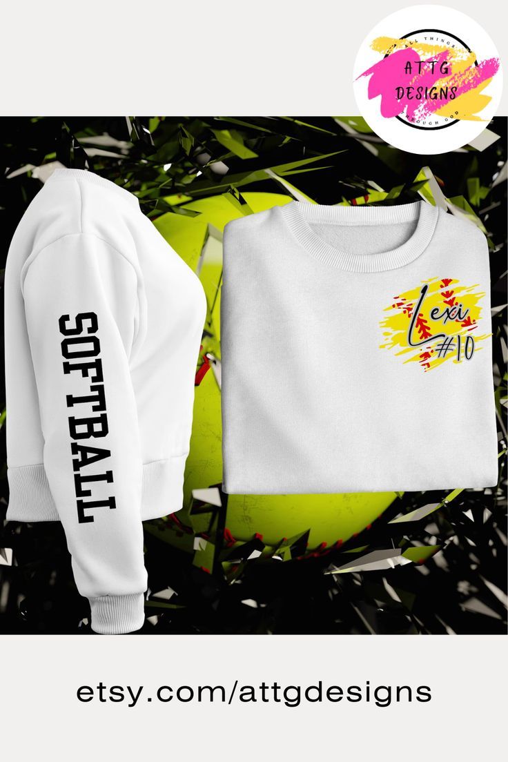 Handmade Personalized Softball Team Sweatshirt or Hoodie – t