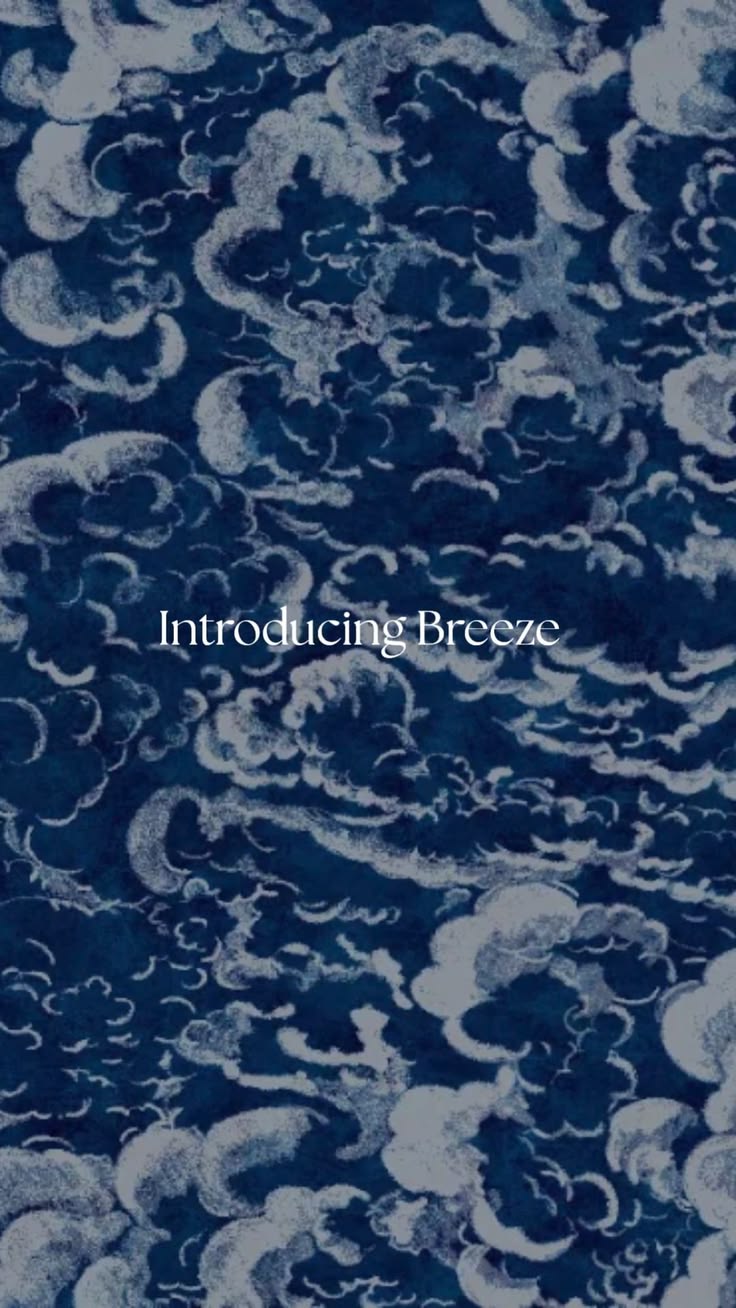 Just landed. Breeze, a watercolor and pencil wallpaper that 