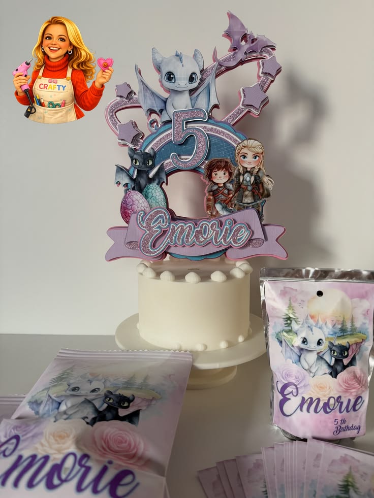 Sweet party details for a special celebration! 🐉💕  This set 