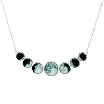 Moon Phase Bib Necklace