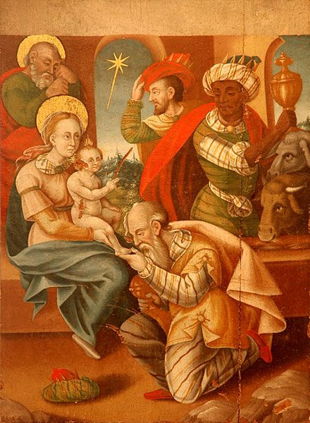 'Adoració dels Reis', del retaule major de l'església de San
