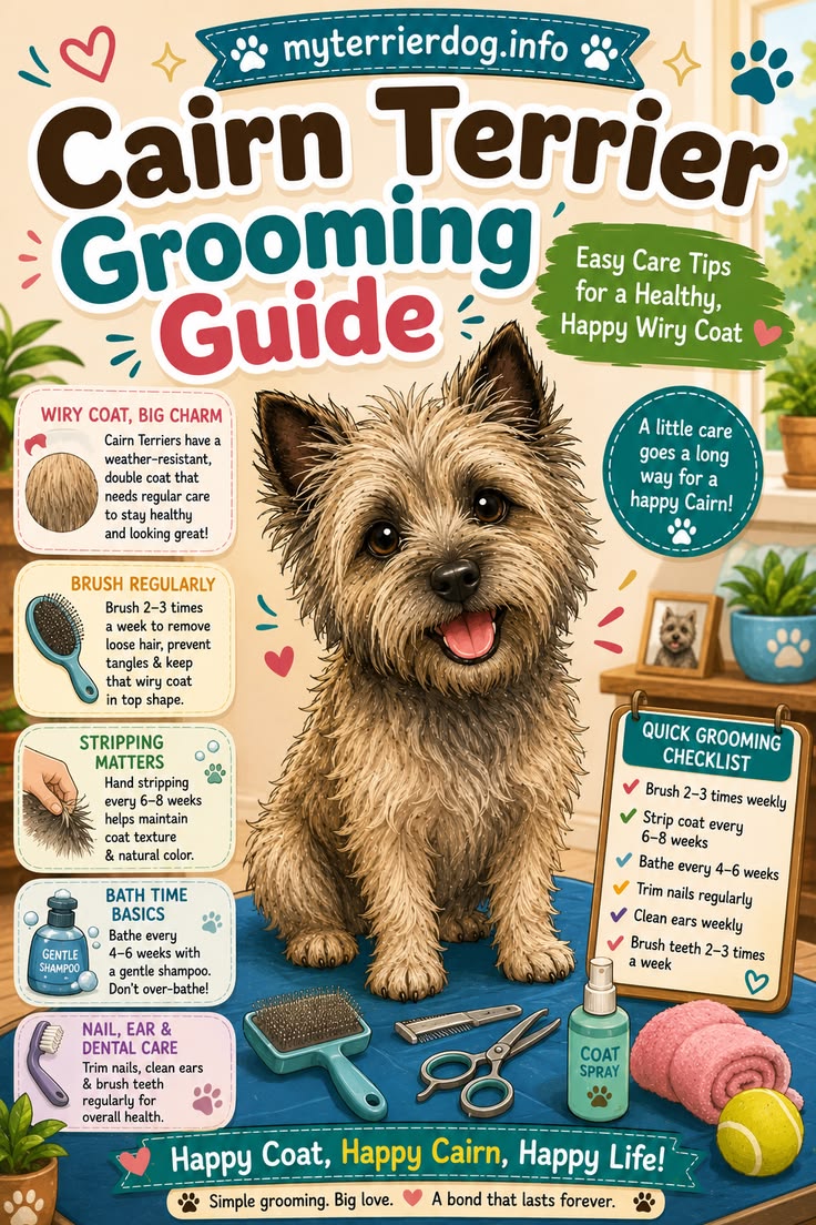 Want to keep your Cairn Terrier looking neat while preservin