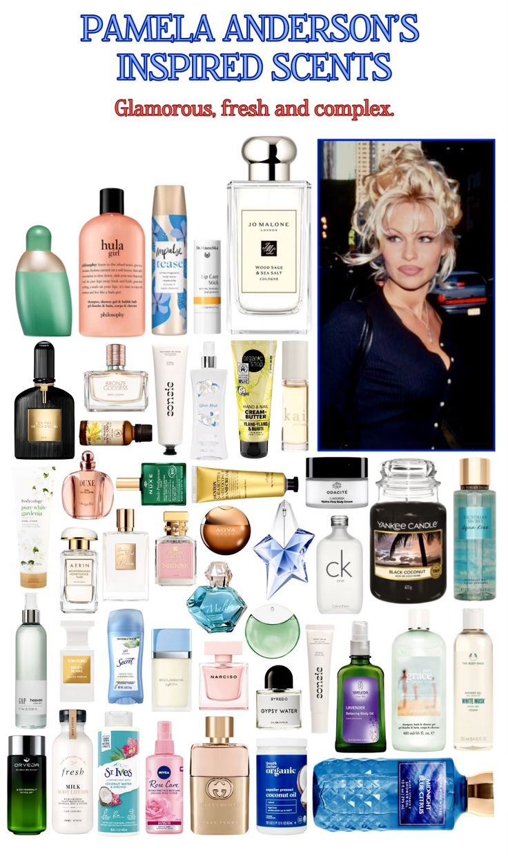 #pamelaanderson #90s #tropical #blondebombshell #perfume #na