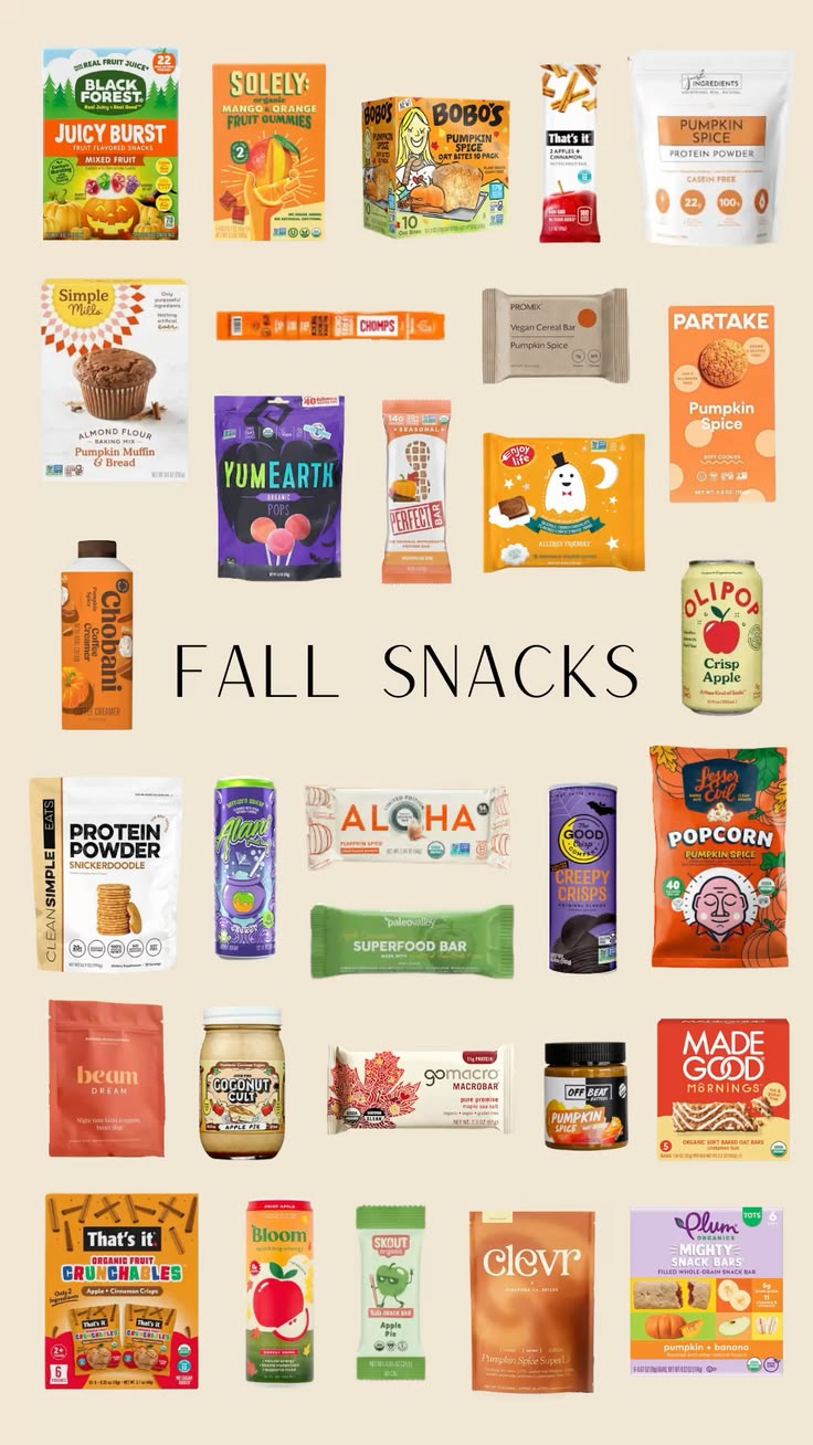Everything linked below! #organicsnacks #fallsnacks #hallowe