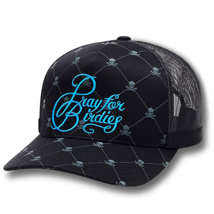 G/FORE Pray For Birdies Trucker Cap Onyx|Caps| TRENDYGOLFUSA