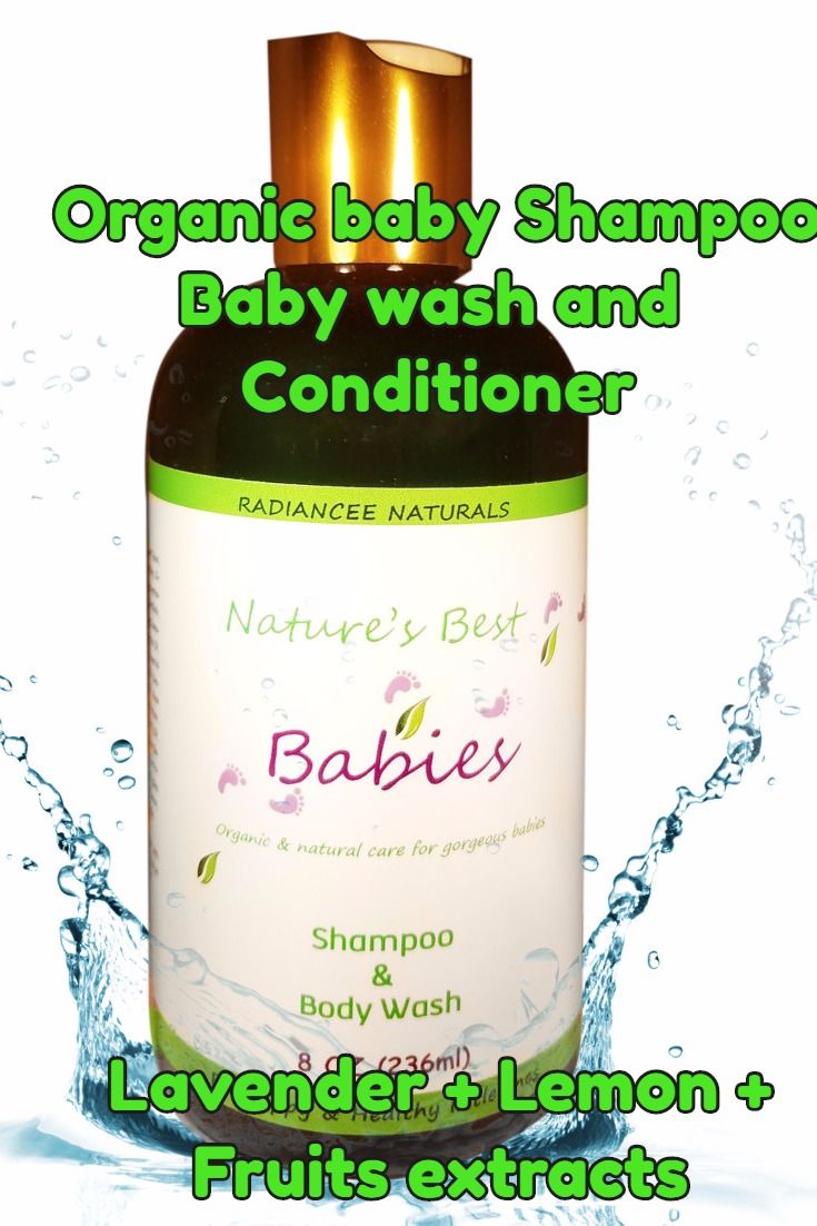 Organic baby Shampoo Baby wash and   Conditioner / Lavender 