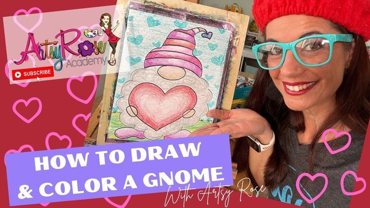 𝗥𝗲𝗮𝗱𝘆 𝘁𝗼 𝗱𝗼 𝘀𝗼𝗺𝗲 𝗔𝗥𝗧!!! How 🧡to Draw 💛a Valentine Gnome 💚usi