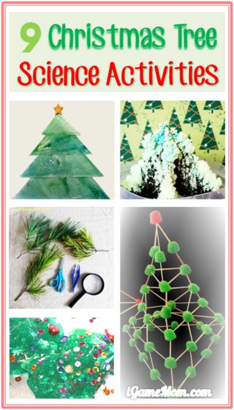 Christmas Tree Science Activities for Kids and Family, great