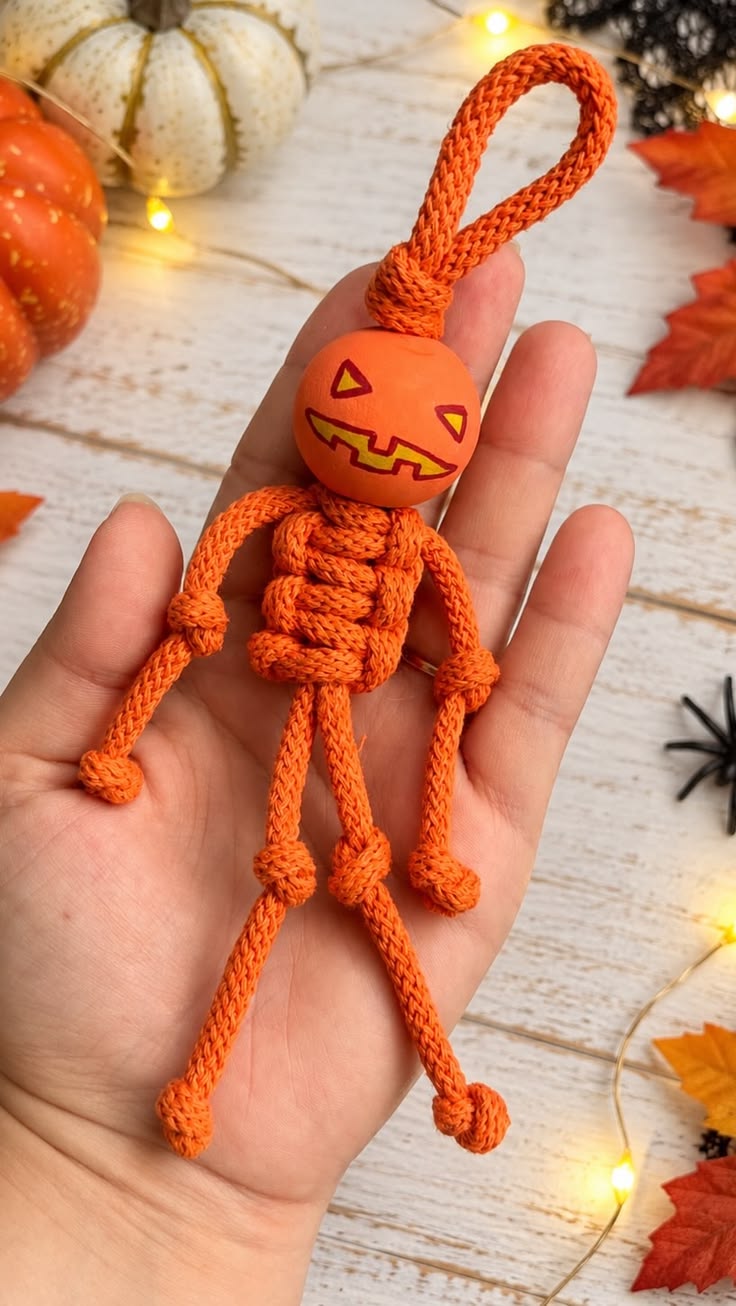 I wanted to give this little pumpkin doll a slightly differe