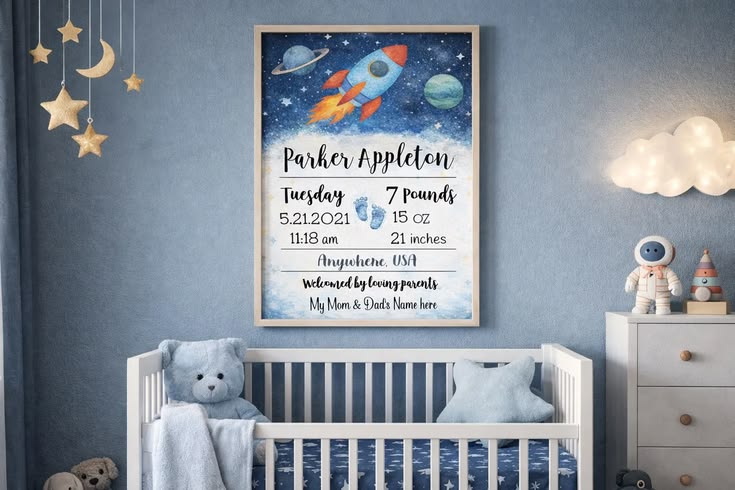 A little star has arrived! 🚀⭐ Celebrate all those precious n
