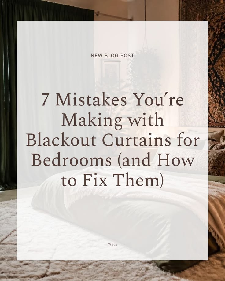 Think your blackout curtains are doing their job? Think agai