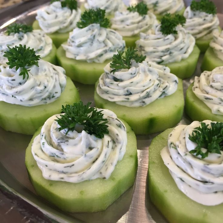 Recipe—Herbed Cucumber Bites
