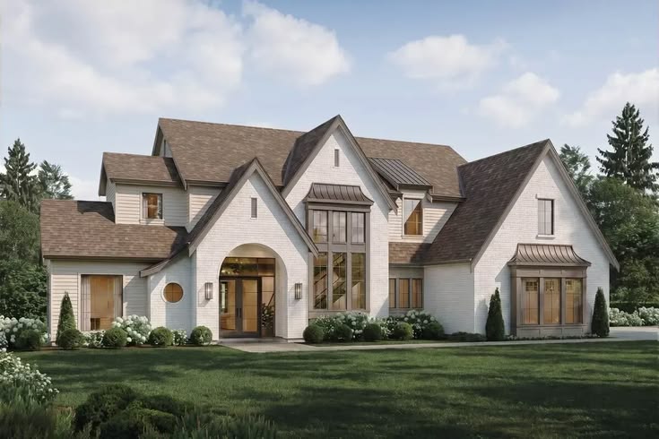 This elegant European-style home offers 3,874 square feet of