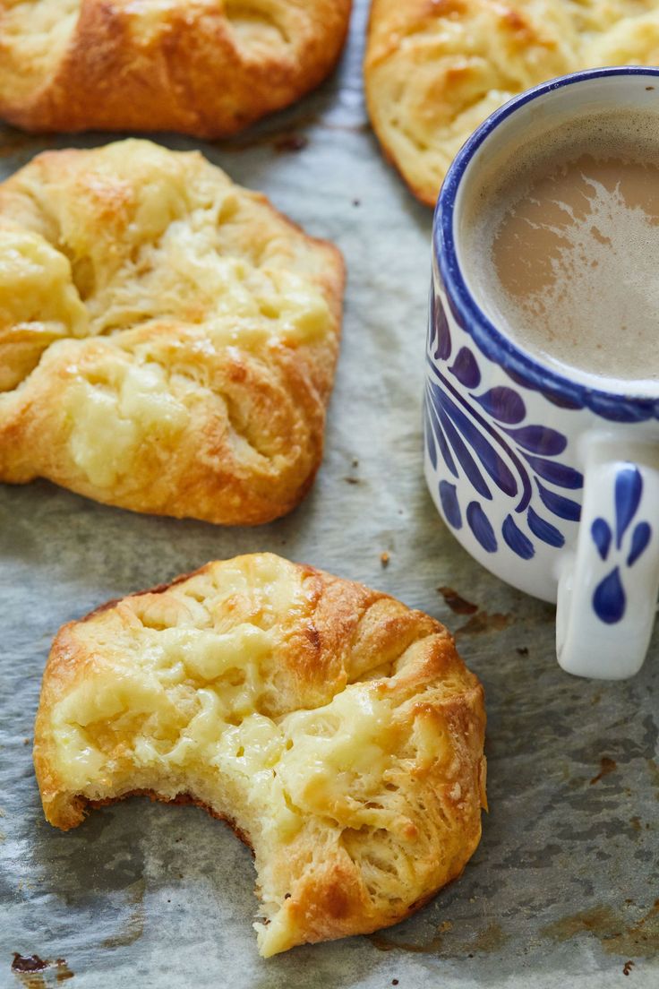 Cheese Danishes are perfect for breakfast.