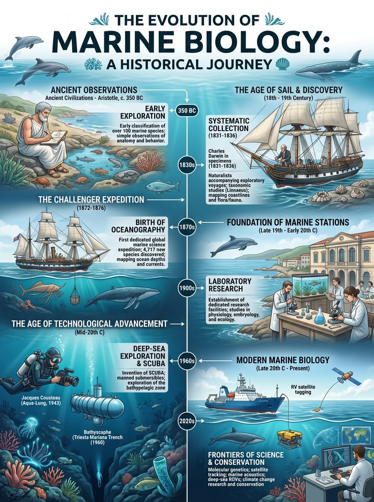 The fascinating development of ocean science! From Aristotle