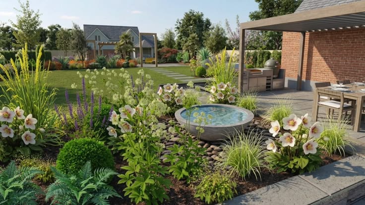 Jo Hobbs Garden Design says "The AI rendering direct in Sket