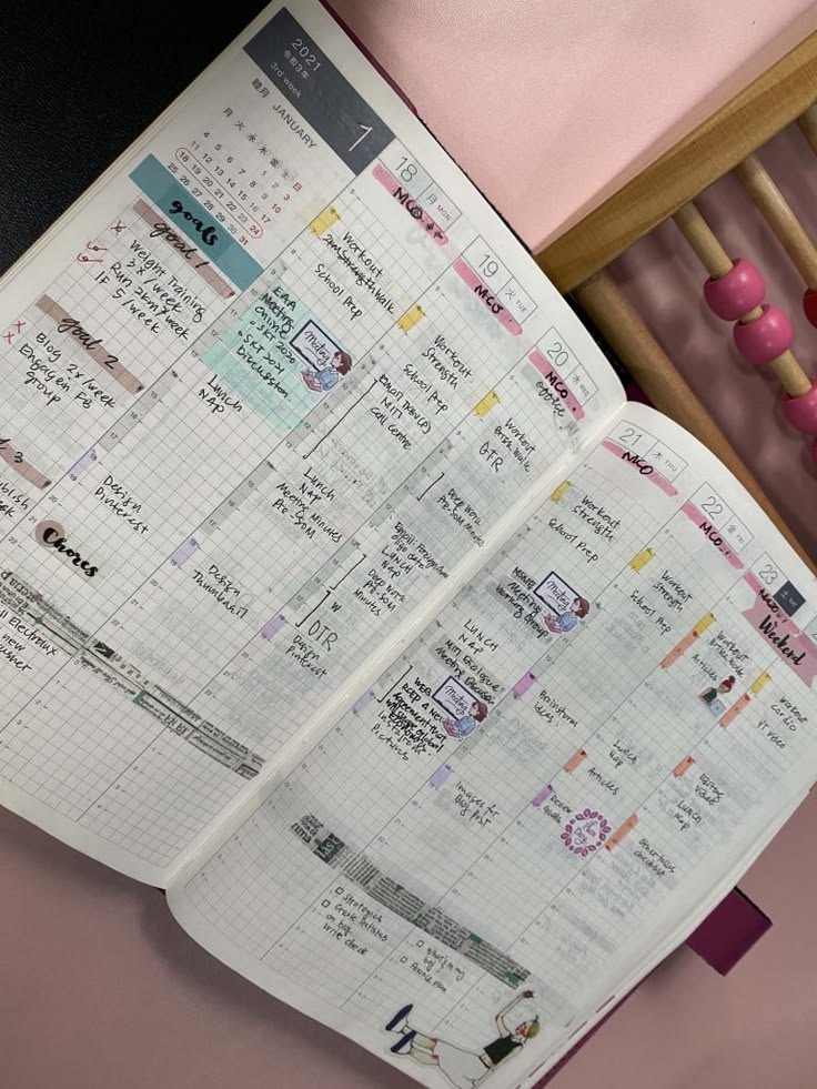 How to use Hobonichi Cousin a5: January Flipthrough with vid