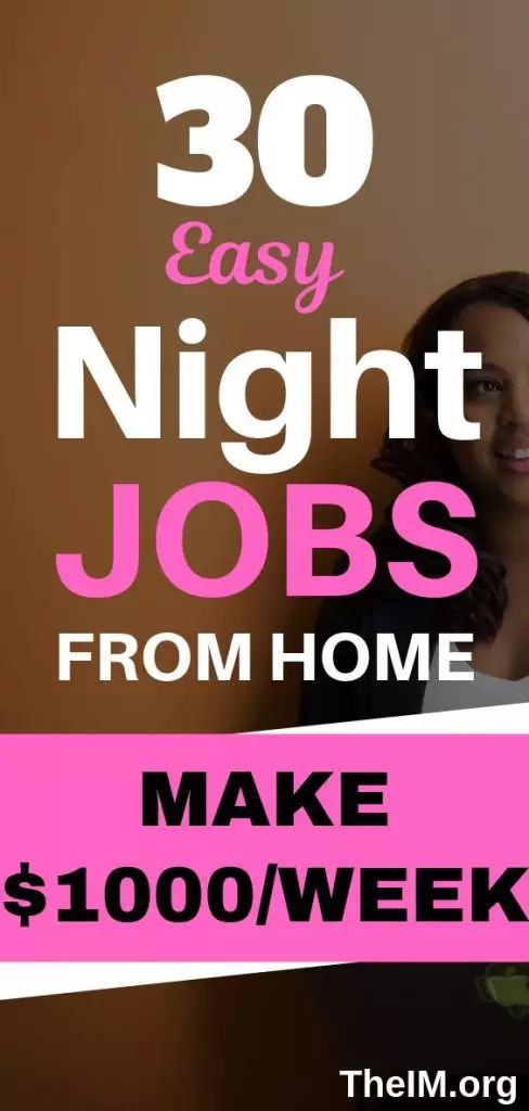 30 best night jobs for stay at home moms.You can earn money 