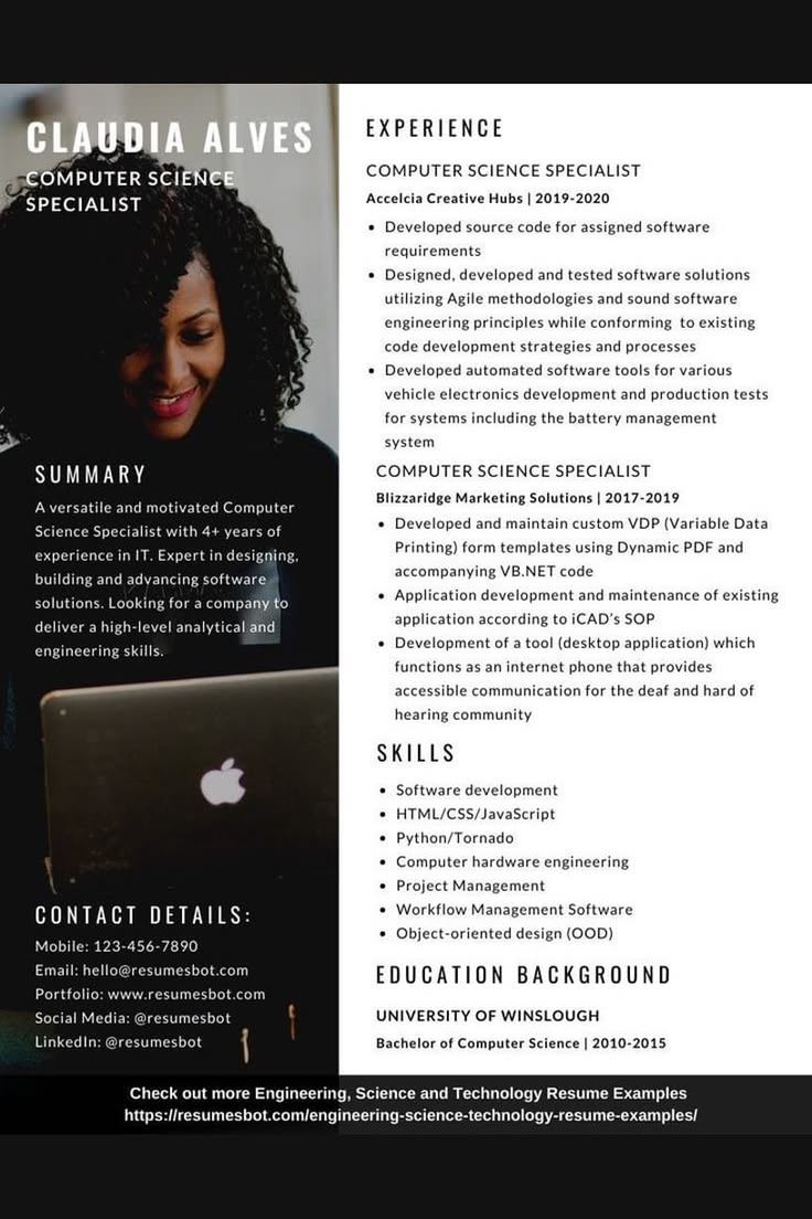 Ready to shine in your tech career? ✨ This modern IT resume 