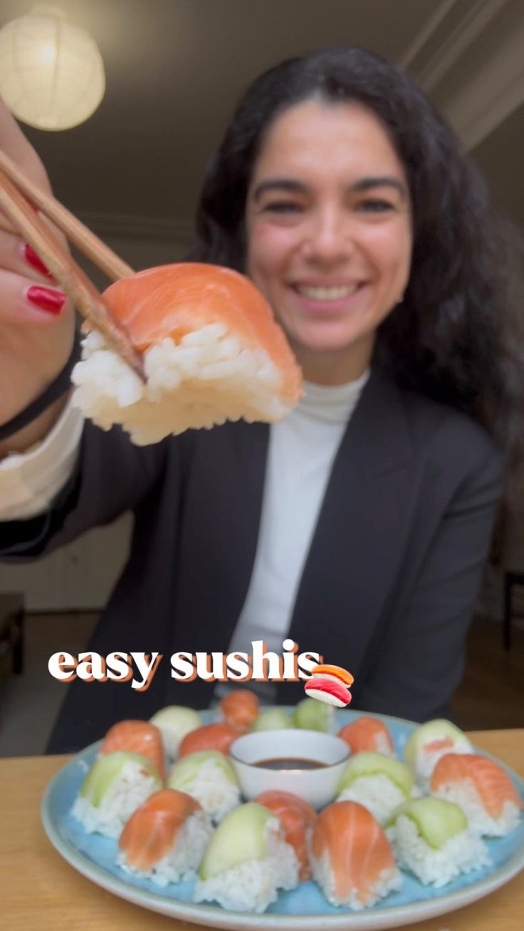 JOUR 74/100 - EASY SUSHIS 🍣   J’ai capté que vous étiez comm