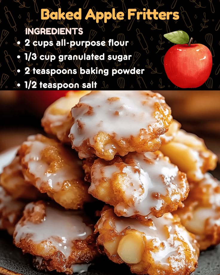Baked Apple Fritters—doesn’t that just sound like a warm hug