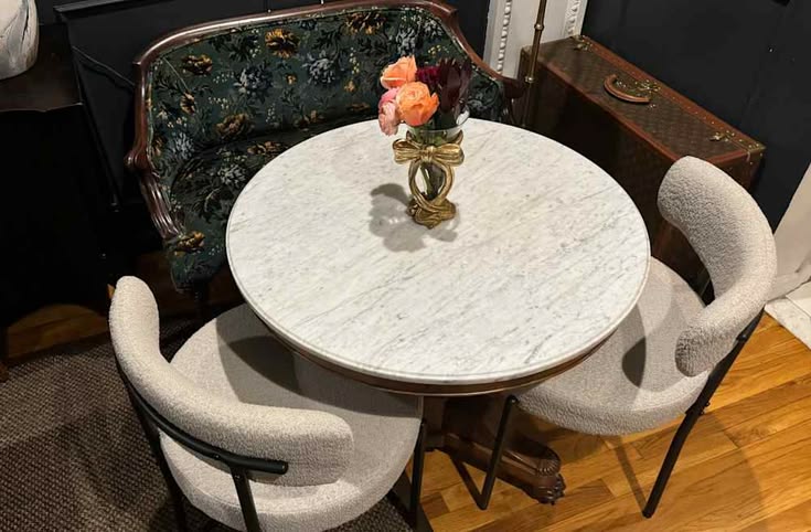 White Dining Chairs Set of 2, Modern Dining Room Chairs Mid 