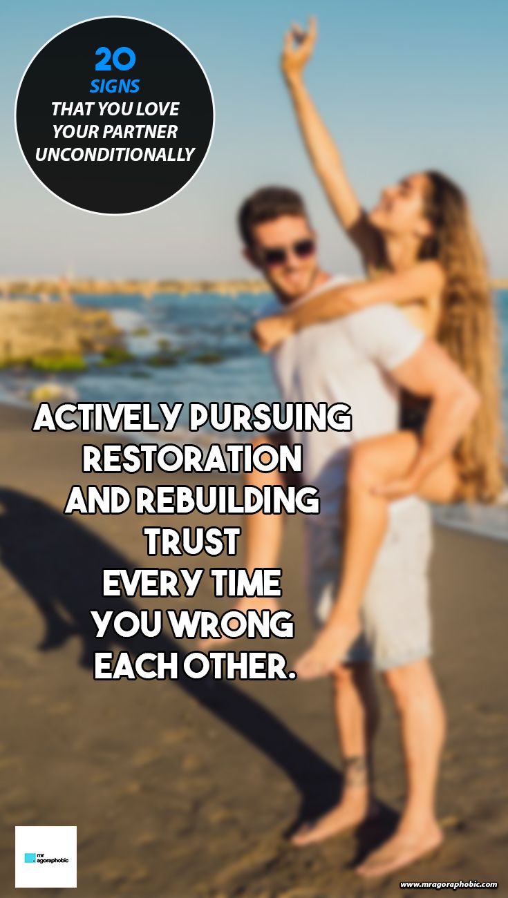 Having the ability to be yourself when you’re together witho