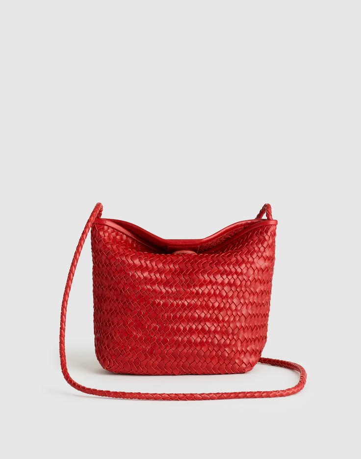 The Signature Woven Crossbody Bag | Madewell
