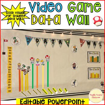 This data wall represents a large bar graph for your bulleti