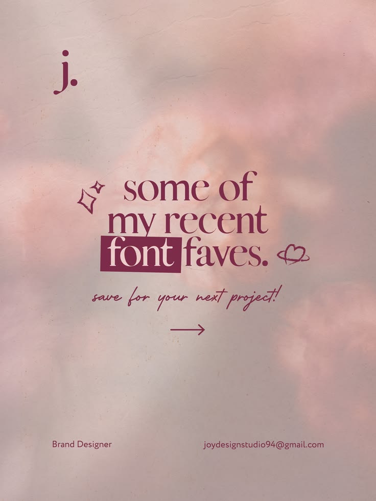 Steal some of my recent fave font finds! 👀

Nothing better t