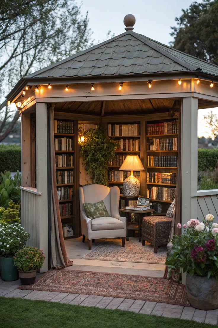 Gazebo Inspiration for Small Backyards - Soft & Soulful