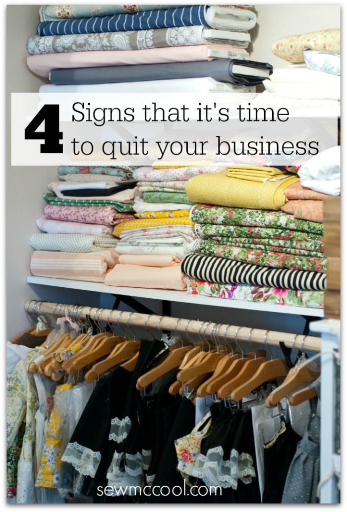 4 signs that it's time to quit your creative business. On se