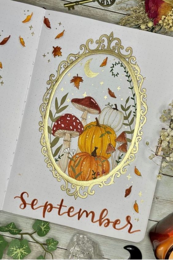 Bullet Journal en couleur : orange