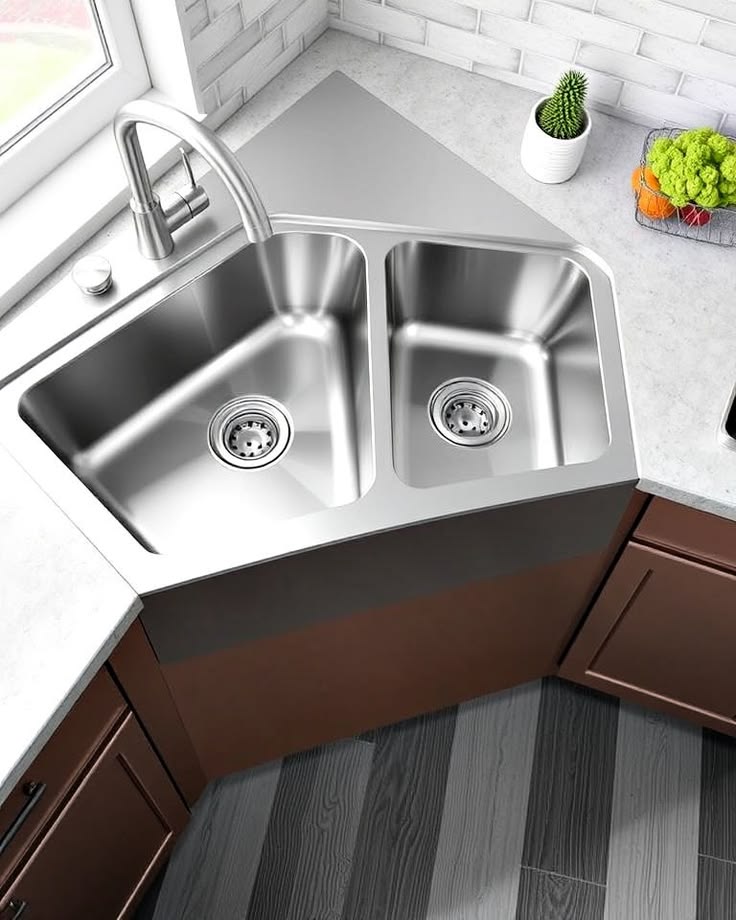 20 Corner Kitchen Sink Ideas for Every Home