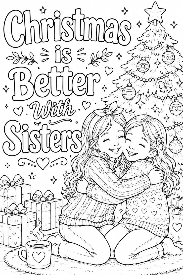 Christmas is even more special when you have a sister to sha