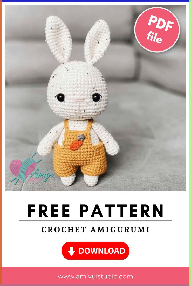 Dear friends, , here’s free pattern – Hihazelnut the little 