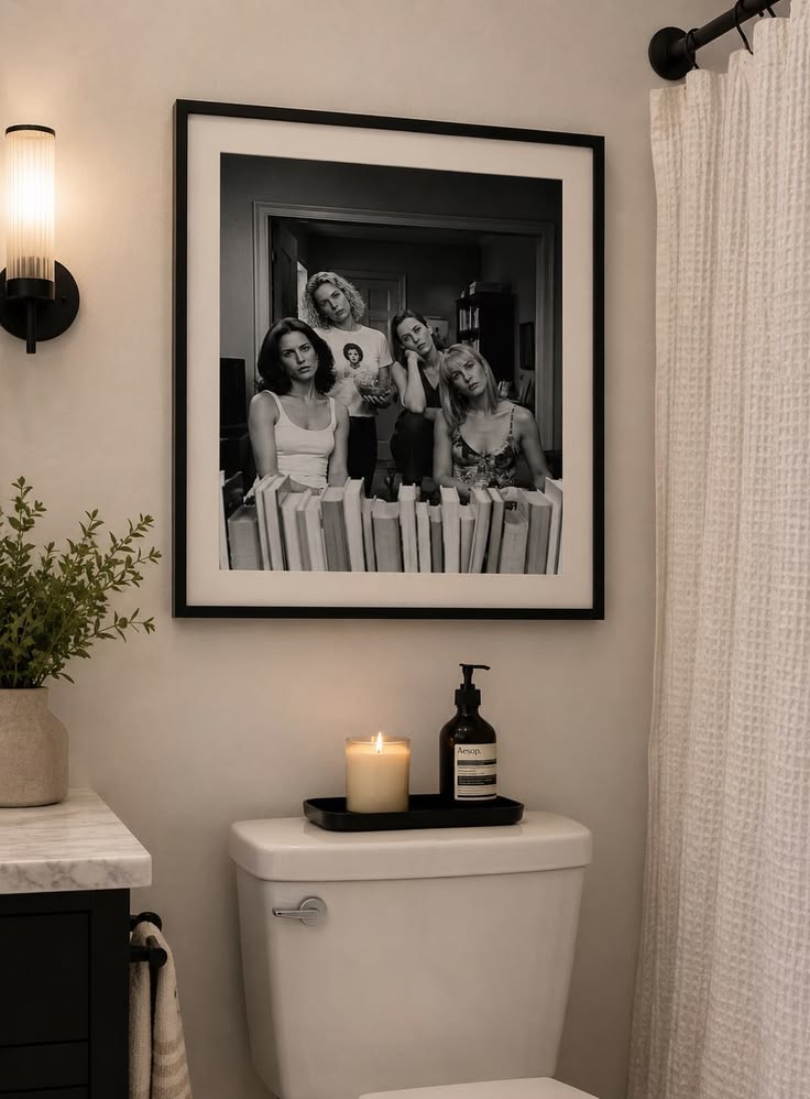 Add the perfect "cool girl apartment" touch to your bathroom