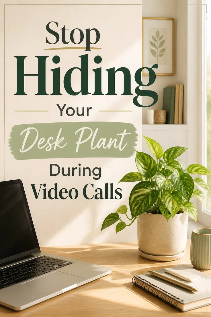 Your desk plant looks fine until you're on a video call, the