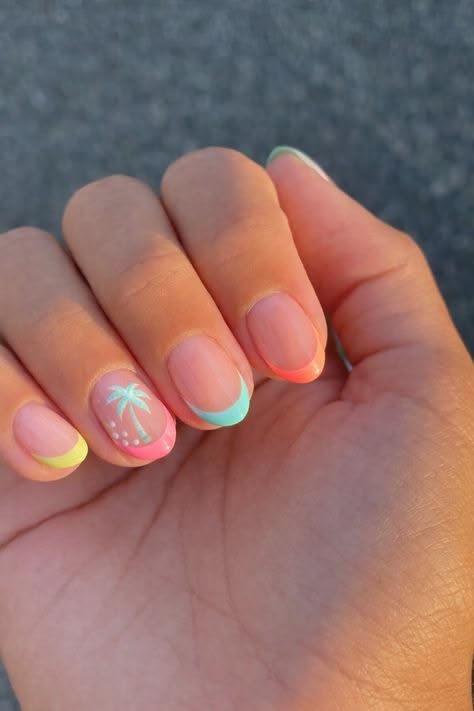 Summer distilled into a manicure is exactly what this strawb