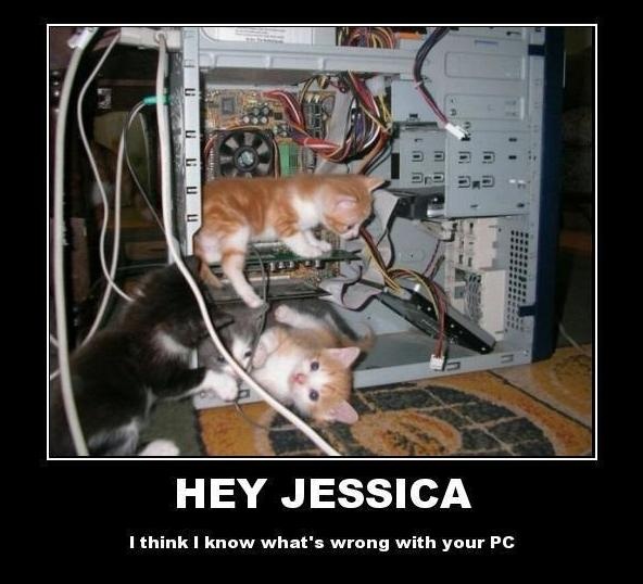 Sometimes, you don't need to call Tech Support to know why y