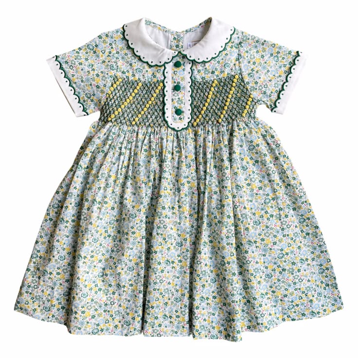 Rosamund Handsmocked Girl Dress