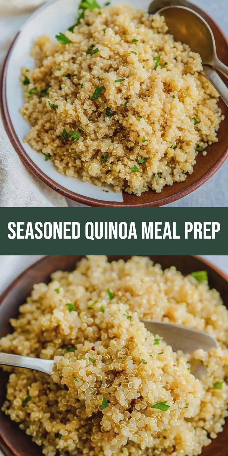 You will love this seasoned quinoa recipe because it is simp