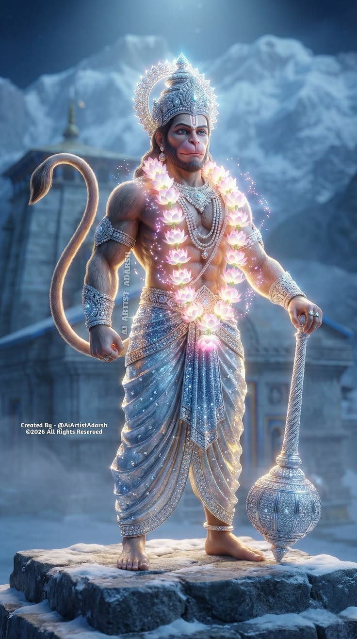 🔥🚩 जय बजरंगबली | दिव्य हिमालयी हनुमान दर्शन 🚩🔥

✨ “जहाँ विश्
